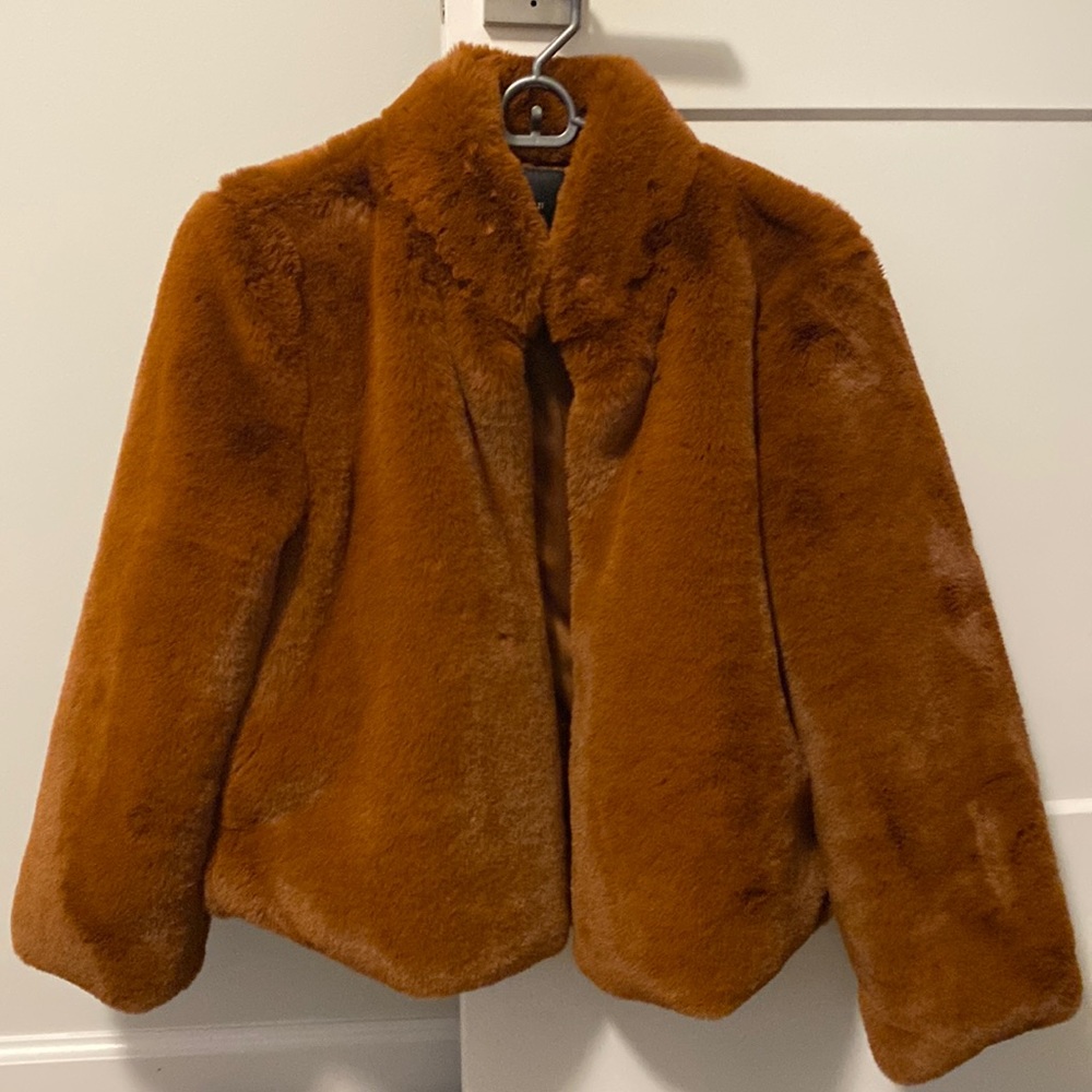 Faux fur jacket